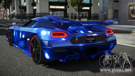 Koenigsegg Agera One RWZ S3 para GTA 4