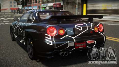 Nissan Skyline R34 ZL-R S1 para GTA 4