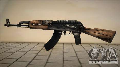 Rifle de asalto Kalashnikov del juego The Walkin para GTA San Andreas