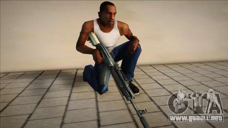 AK-47 Cromo para GTA San Andreas