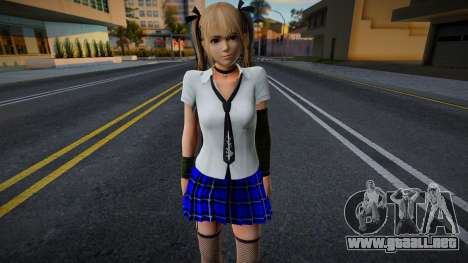 Marie Rose in School Uniform - Blue para GTA San Andreas