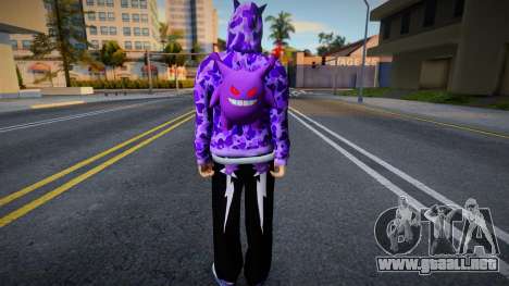 Gengar Hoodie Boy para GTA San Andreas