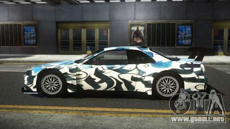 Nissan Skyline R34 XF-R S1 para GTA 4