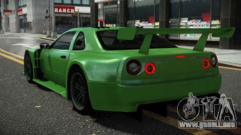 Nissan Skyline R34 JKM para GTA 4