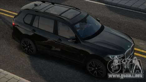 BMW X7 G07 Blek para GTA San Andreas