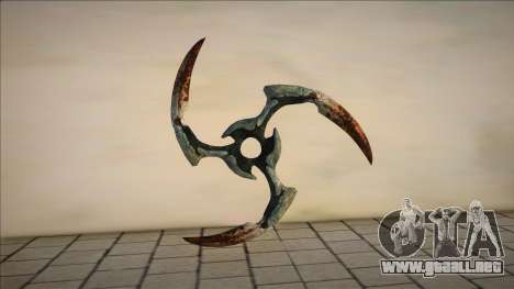 Guja o Glaive de Hayden Tenno infectado de Dark para GTA San Andreas