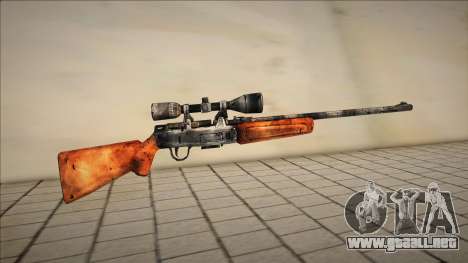 Rifle de francotirador del juego The Walking Dea para GTA San Andreas