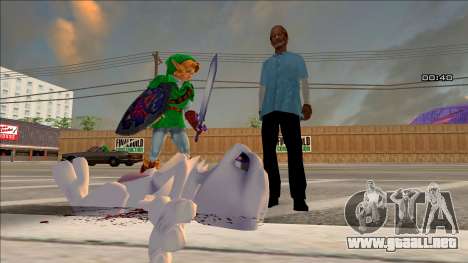 Mewtwo from Super Smash Bros Melee para GTA San Andreas