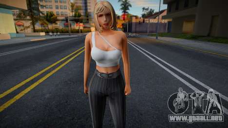 Muchacha joven en el estilo de CA 5 para GTA San Andreas