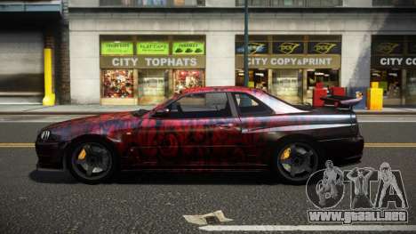 Nissan Skyline R34 ZL-R S3 para GTA 4