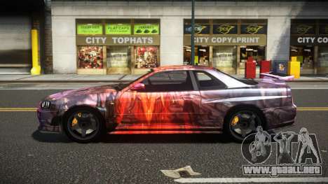 Nissan Skyline R34 ZL-R S9 para GTA 4