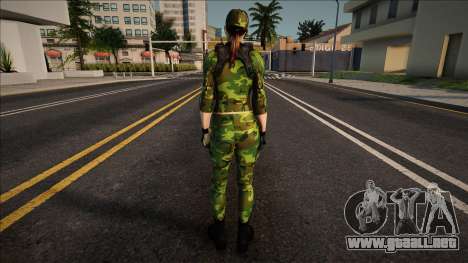 Jill Army para GTA San Andreas