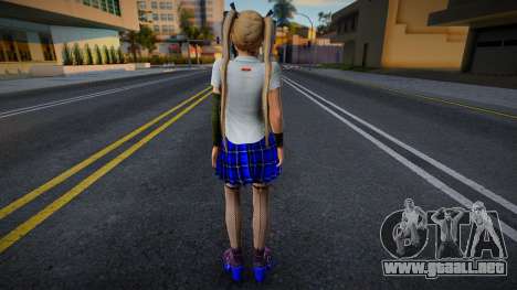 Marie Rose in School Uniform - Blue para GTA San Andreas