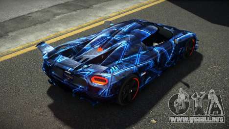 Koenigsegg Agera One RWZ S12 para GTA 4