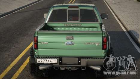 Ford Raptor SVT 2012 para GTA San Andreas