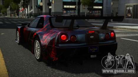 Nissan Skyline R34 XF-R S7 para GTA 4