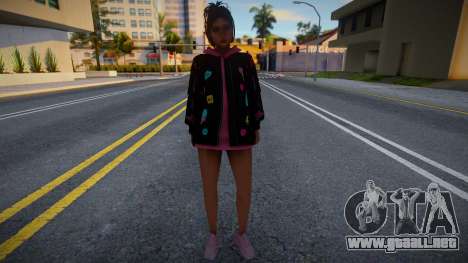 Muchacha joven al estilo de SA 1 para GTA San Andreas