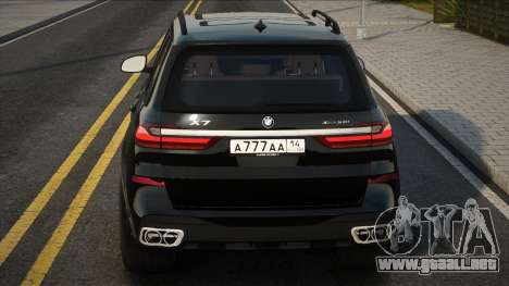 BMW X7 G07 Blek para GTA San Andreas