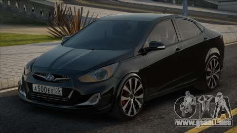 Hyundai Solaris Blek para GTA San Andreas