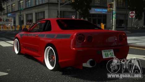 Nissan Skyline R33 AY-G para GTA 4