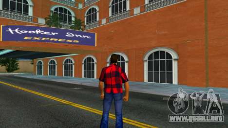 Tommy Vercetti con camisa de franela para GTA Vice City