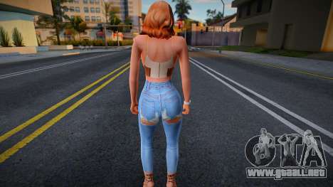 Muchacha joven en el estilo de CA 20 para GTA San Andreas