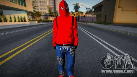 Spiderman Hoodie Boy para GTA San Andreas