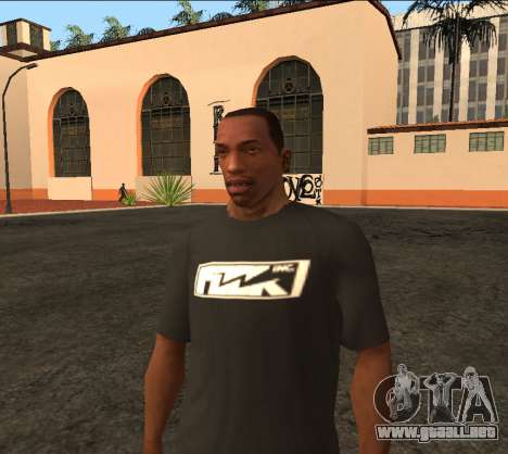 Camiseta negra de FOCK Inc. para GTA San Andreas