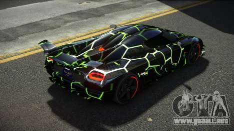 Koenigsegg Agera One RWZ S5 para GTA 4