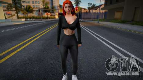 Chica joven en el estilo de CA 18 para GTA San Andreas