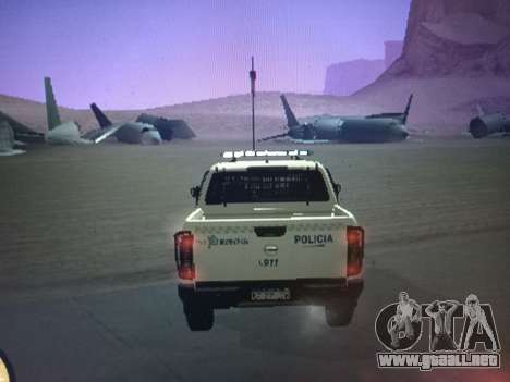 Nissan Frontier Policia PBA para GTA San Andreas