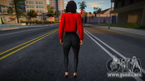 Muchacha joven en el estilo de SA 3 para GTA San Andreas