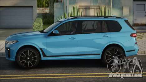 BMW X7 G07 Azul para GTA San Andreas