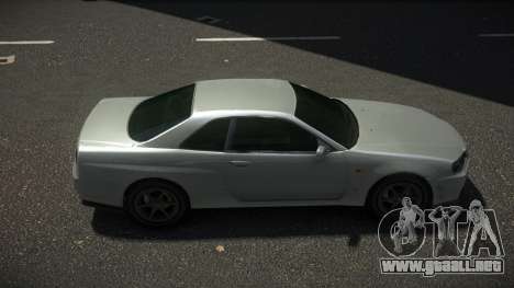 Nissan Skyline R34 BGD para GTA 4