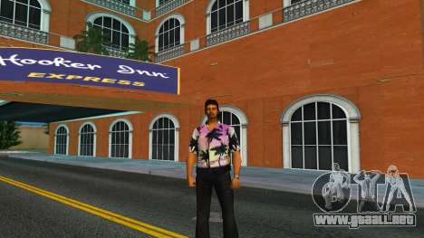 Modern palm shirts for Tommy v5 para GTA Vice City