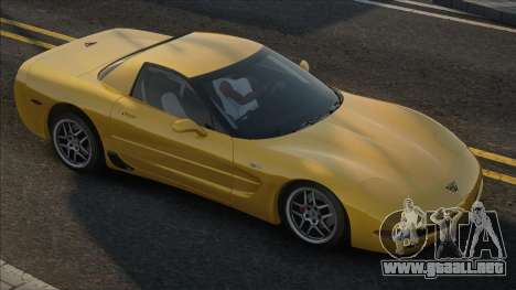 Chevrolet Corvette C5 Yellow para GTA San Andreas