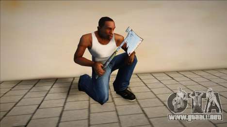 Nueva hacha del juego The Walking Dead para GTA San Andreas