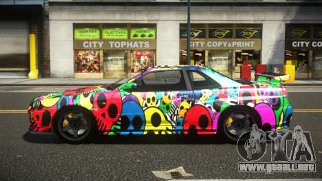 Nissan Skyline R34 ZL-R S11 para GTA 4