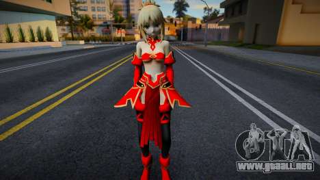 [Fate: Grand Order] Mordred Pendragon para GTA San Andreas