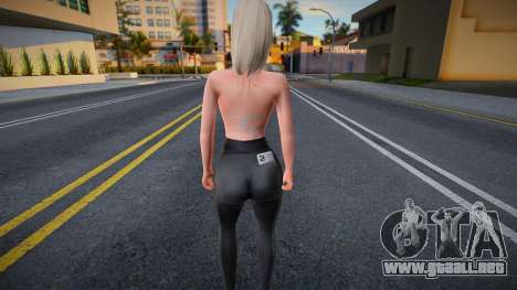 Muchacha joven en el estilo de CA 6 para GTA San Andreas