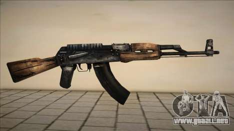 Rifle de asalto Kalashnikov del juego The Walkin para GTA San Andreas