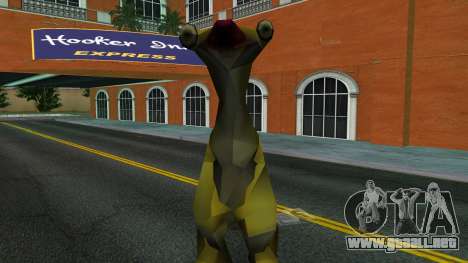 Sid The Sloth (Ice Age) Skin para GTA Vice City