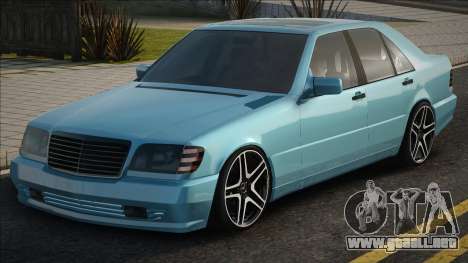 Mercedes Benz W140 Blue para GTA San Andreas