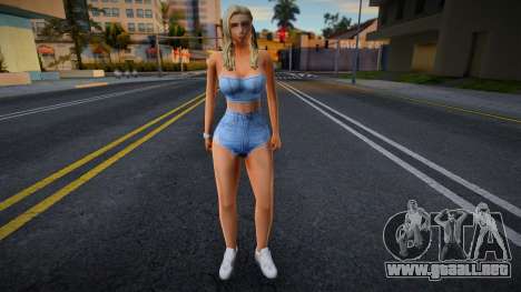 Chica joven en el estilo de CA 21 para GTA San Andreas