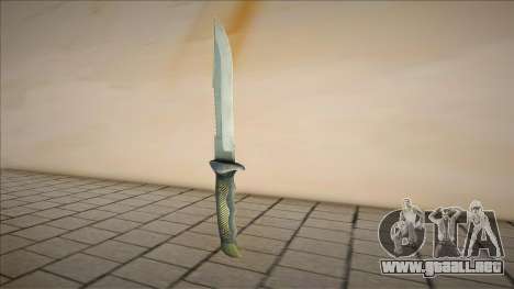 Modelo de cuchillo actualizado para GTA San Andreas