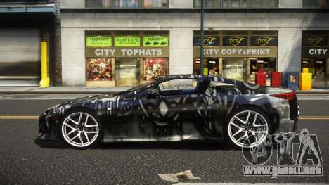 Lexus LFA JHK S6 para GTA 4