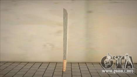 Modelo de Katana actualizado para GTA San Andreas