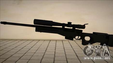 Rifle de francotirador cromado para GTA San Andreas