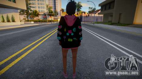 Muchacha joven al estilo de SA 1 para GTA San Andreas