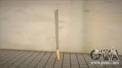 Modelo de Katana actualizado para GTA San Andreas